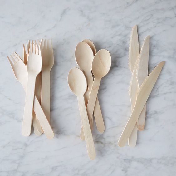 Disposable Wooden Cutlery Set