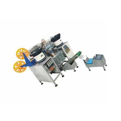 5-Bowl Automatic Counting Packaging Machine With Customized Velcro Cutting System