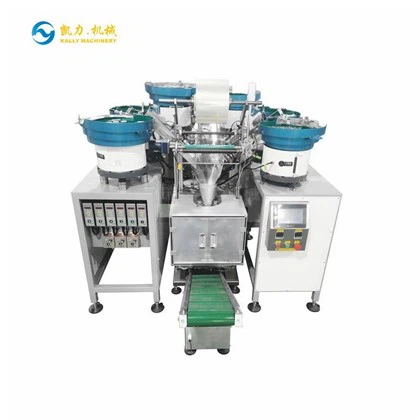 Custom-Made Automatic Counting And Packaging Machine For Electrical Industry Accessories