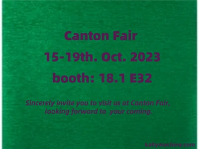 The 134th Canton Fair Invitation (screw Packing Machine)